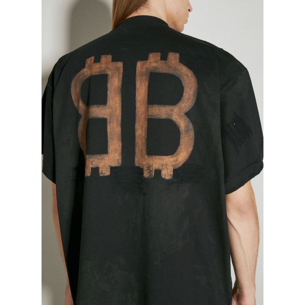 BALENCIAGA Logo Print T-Shirt - Picture 4 of 5